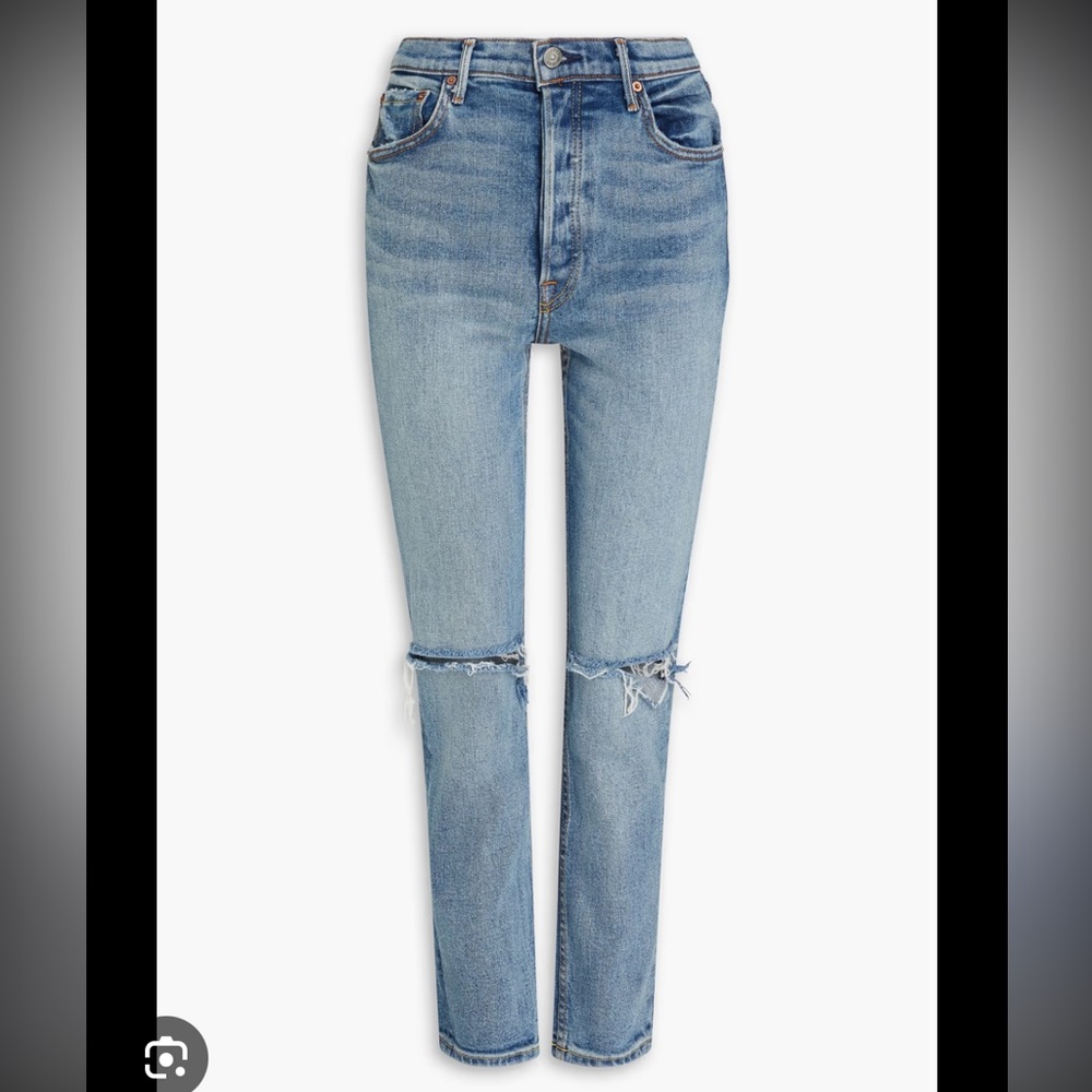 GRLFRND denim Straight Leg Jeans